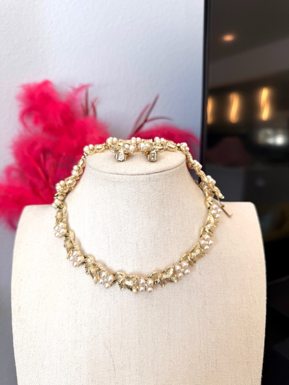 Judy Lee Vintage Floral Gold 3 Piece Set